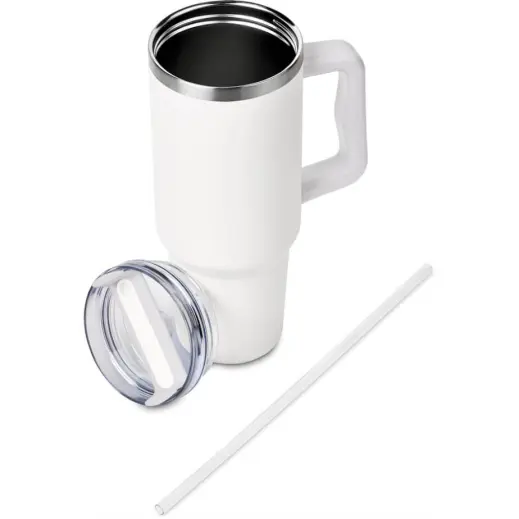 Kooshty Big Kahuna Stainless Steel Vacuum Mug Off White